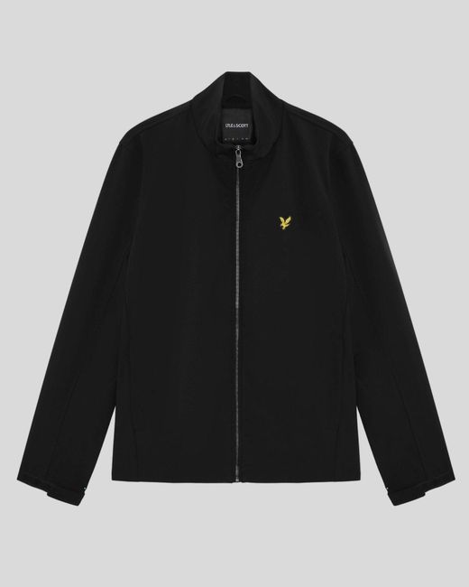 Lyle & Scott Black Mesh-Back Softshell Jacket