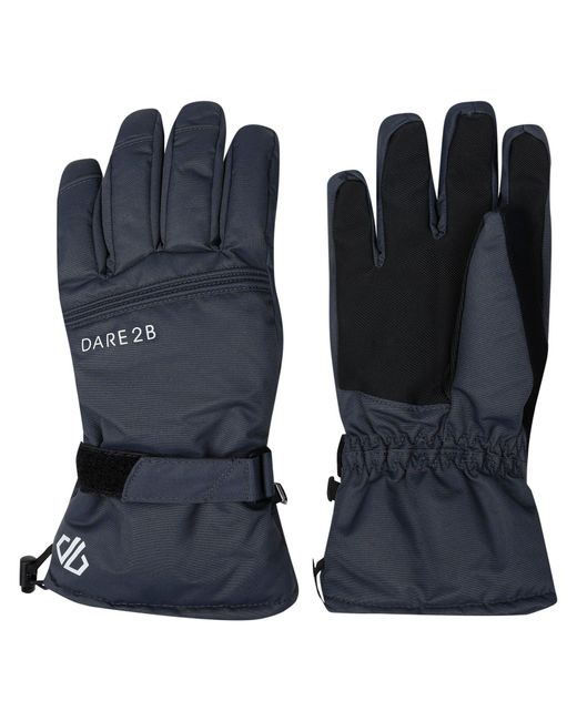 Dare 2b Blue Ski Gloves Worthy Polyester Ebony
