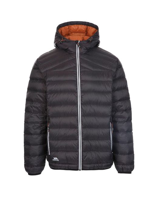 Trespass Black Down Jacket Whitman Ii Polyamide/Rust