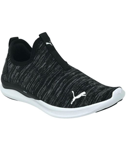 PUMA Black Trainers Ignite Flash Mixed