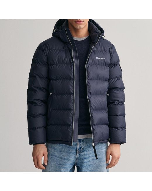 Gant Blue Active Cloud Padded Coat
