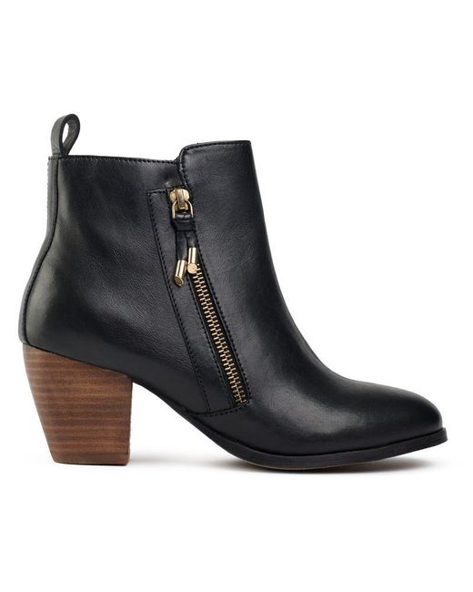 Sole Black Gini Zip Boots