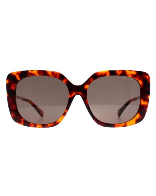 Ted Baker Brown Square Tortoise Tb1732 Heather