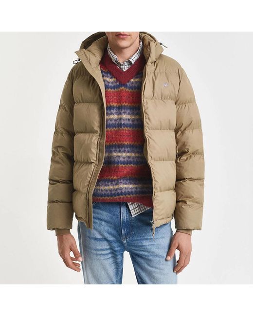 Gant Natural Sand Active Cloud Puffer Coat