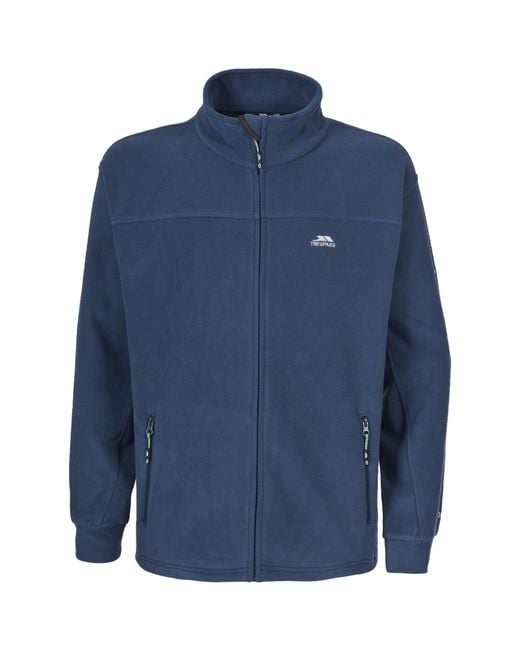 Trespass Blue Fleece Jacket Bernal Polyester