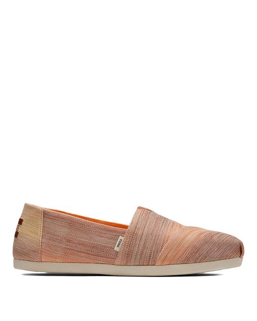 TOMS Brown Alpargata Digital Ombre Woven