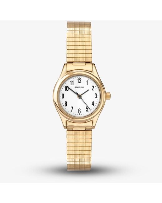 Sekonda Metallic Easy Reader Plated Expandable Watch 4602