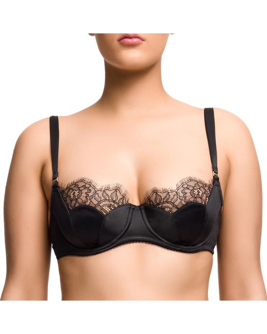 Dita Von Teese Black Esther Demi-Cup Bra