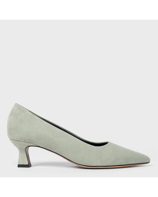 Paul Smith Metallic Sage Sonora Kitten Heels