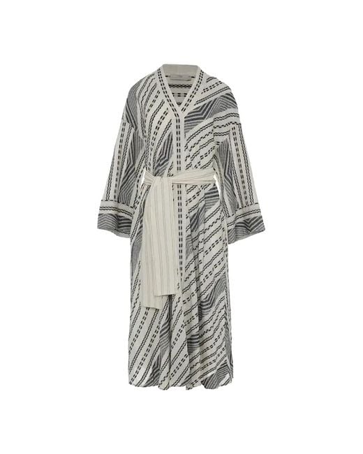 Devotion Gray Estella Belted Dress