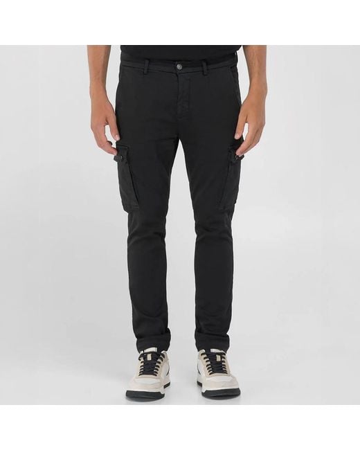 Replay Black Jaan Slim Hyperflex Cargos