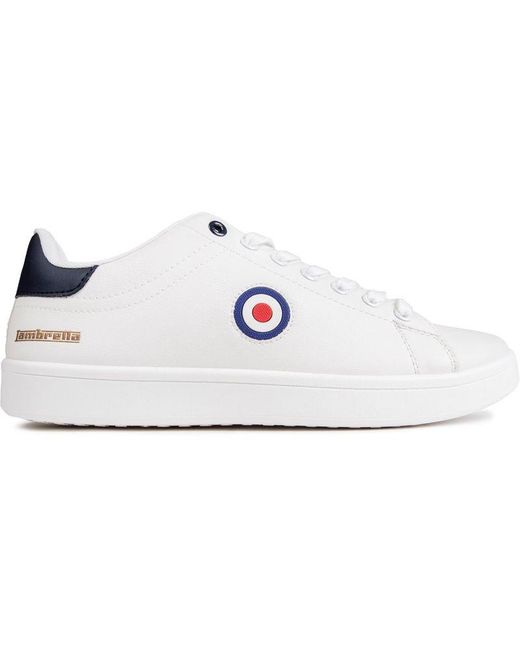 Lambretta White Pinball Trainers