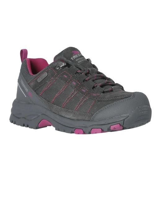 Trespass Gray Trainers Scree Rubber Castle