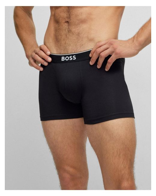 Boss Black Power 3 Pack Boxers
