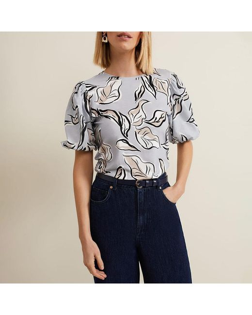Phase Eight Blue Aaliyah Top