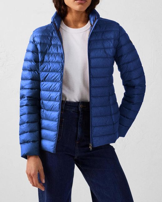 J.O.T.T Blue Cha Noos Down High Neck Jacket Plain