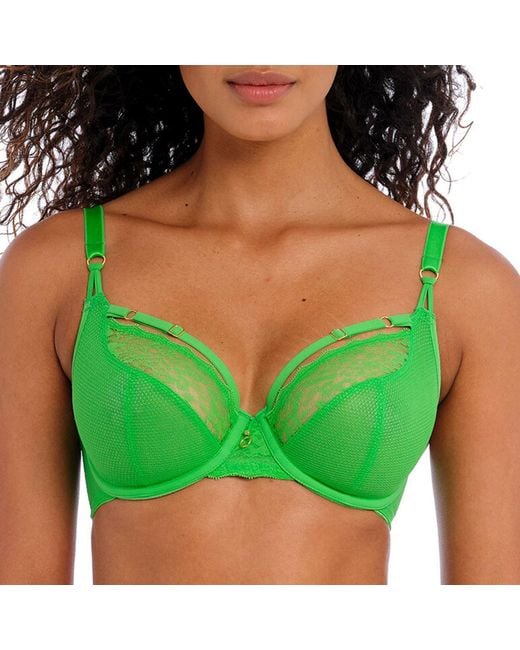 Freya Green Temptress Underwire Plunge Bra