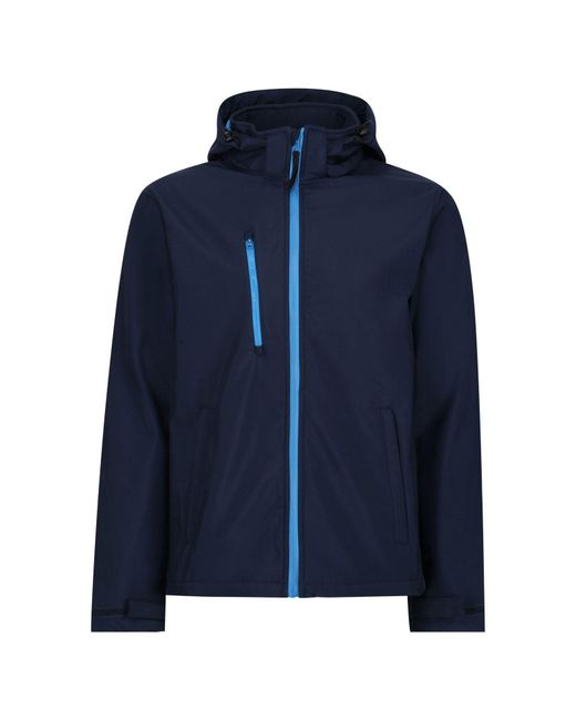Regatta Blue Soft Shell Jacket Polyester/French