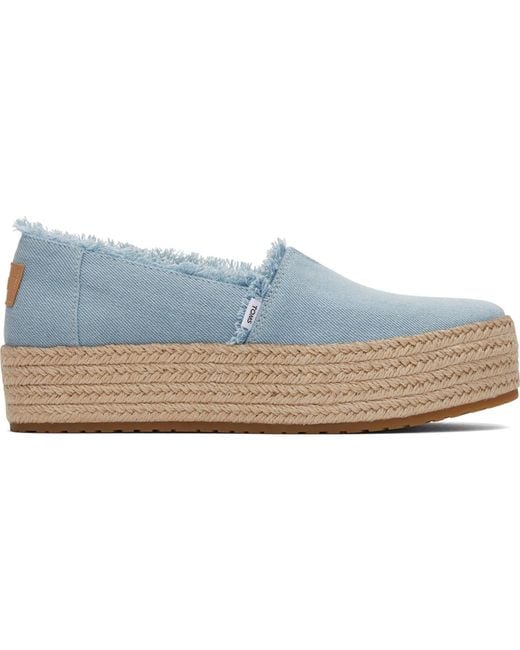TOMS Blue Valencia Espadrille