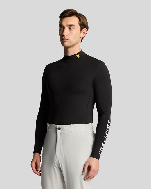 Lyle & Scott Black Golf Technical Baselayer