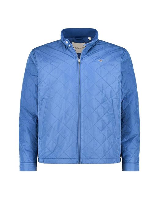 Gant Blue Quilted Windcheater Jacket