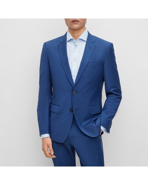 Boss Blue Single Breasted Blazer