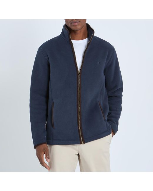 Joules Blue Coxton Zip Through Jumper