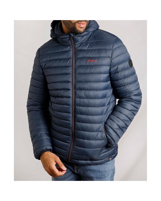 Weird Fish Blue Flete Lightweight Jacket