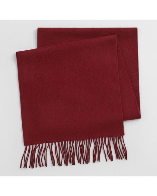 Gant Red Wool Scarf