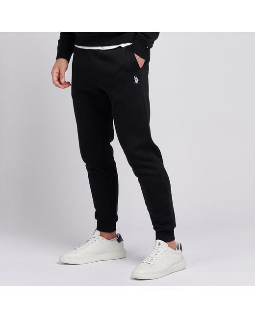 U.S. POLO ASSN. Black Drawstring Joggers