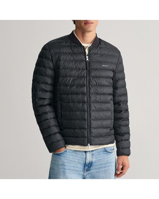 Gant Black Light Padded Bomber Jacket