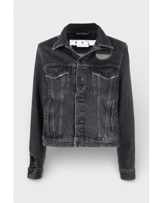 Off-White c/o Virgil Abloh Black Meteor Regular Jacket Dark