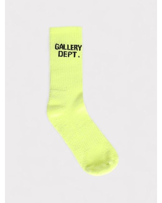 GALLERY DEPT. Yellow Clean Socks Flo for men