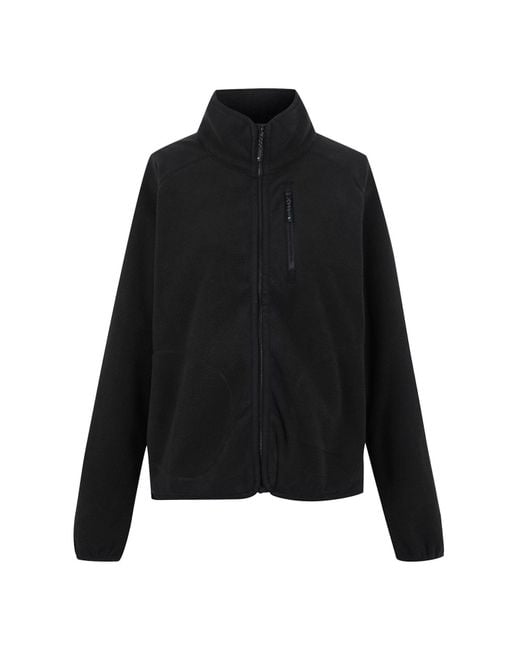 Regatta Black Fleece Jacket Frankie Polyester