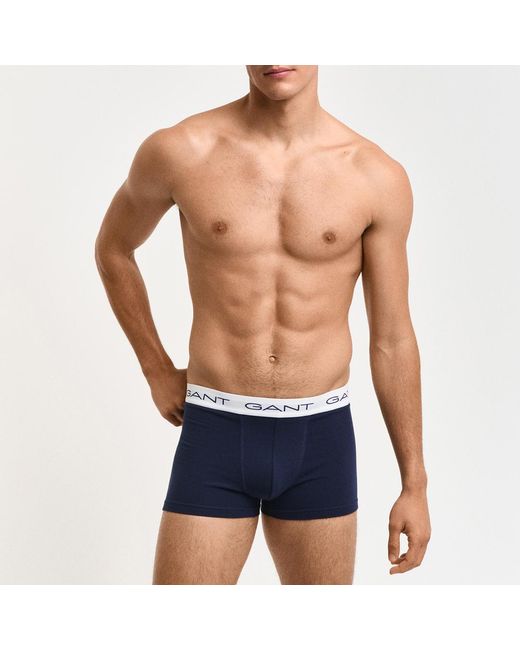 Gant Blue Logo Trunks 5-Pack