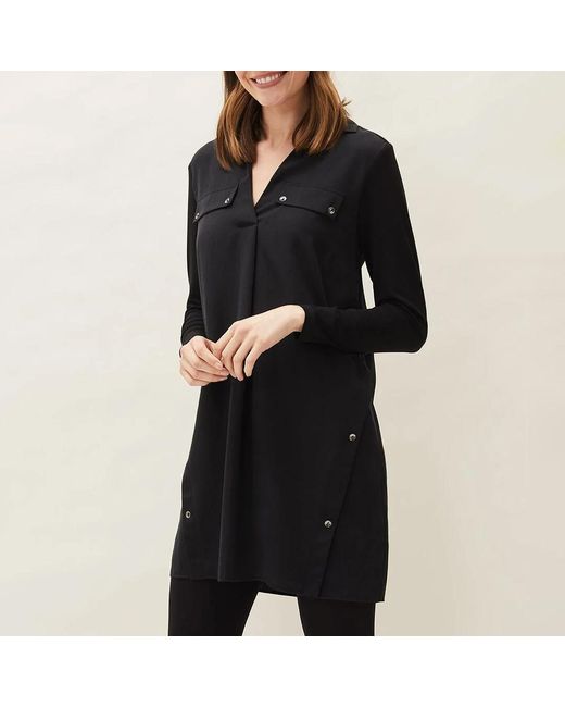 Phase Eight Black Neave Tunic