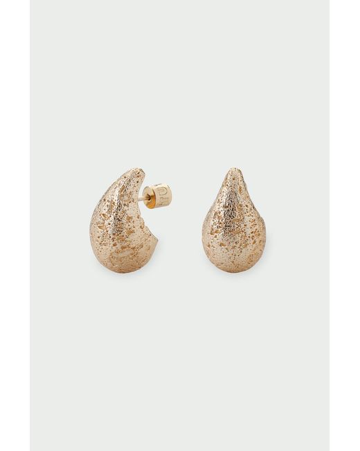 Tutti & Co White Dome Earrings Large