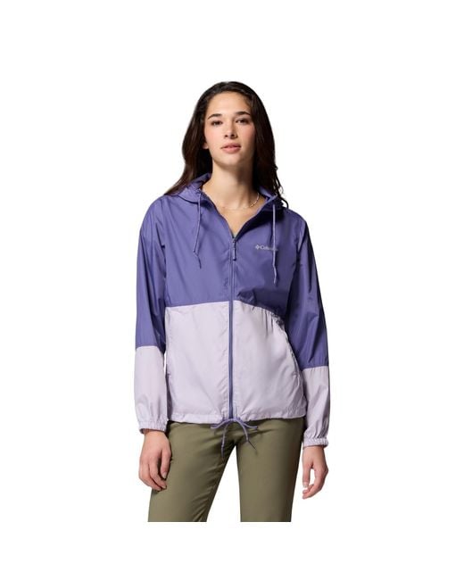 Columbia Purple Flash Forward Ii Windbreaker