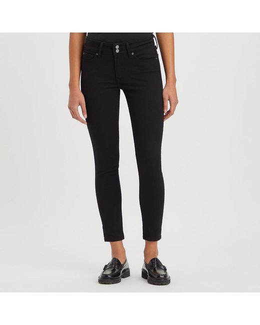 Levi's Black 711&Trade; Double Button Stretch Jeans