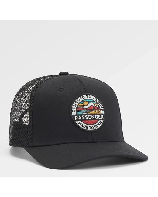 Passenger Black Odyssey Mesh Snapback Cap