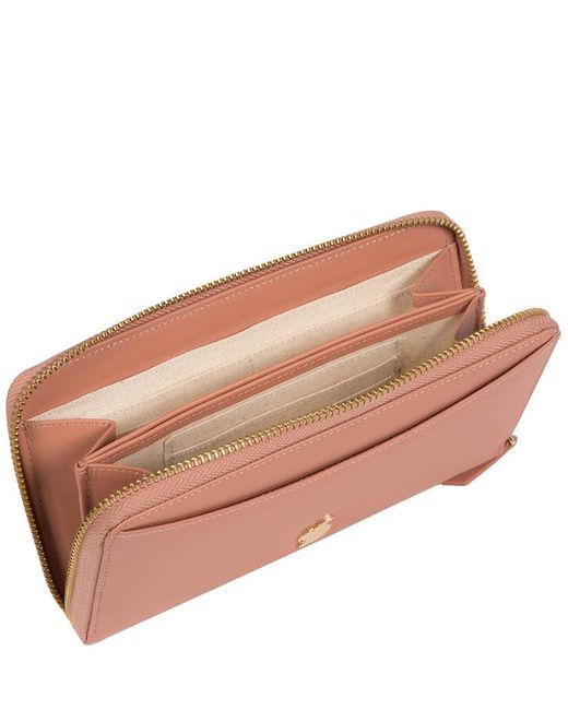 Conkca Brown 'Candy' Misty Rose Leather Purses