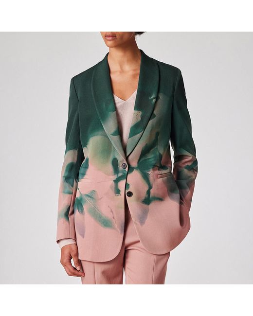 Paul Smith Green And Wool Blazer