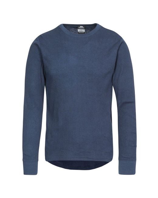 Trespass Blue Base Layer Top Unify Cotton