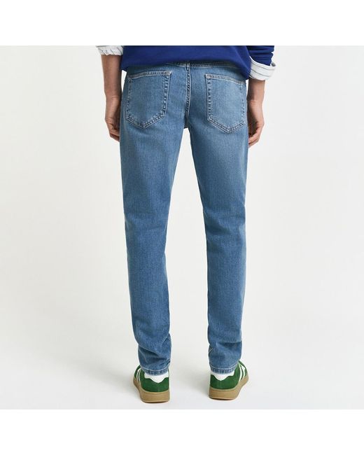 Gant Blue Mid Slim Jeans