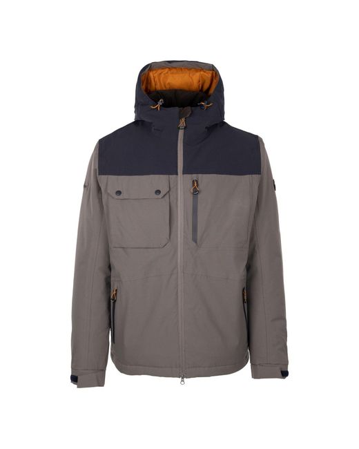 Trespass Gray Padded Jacket Eastwell Polyester Storm