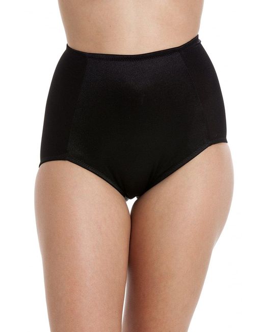 CAMILLE Black 2 Pack Full Support Shapewear Briefs