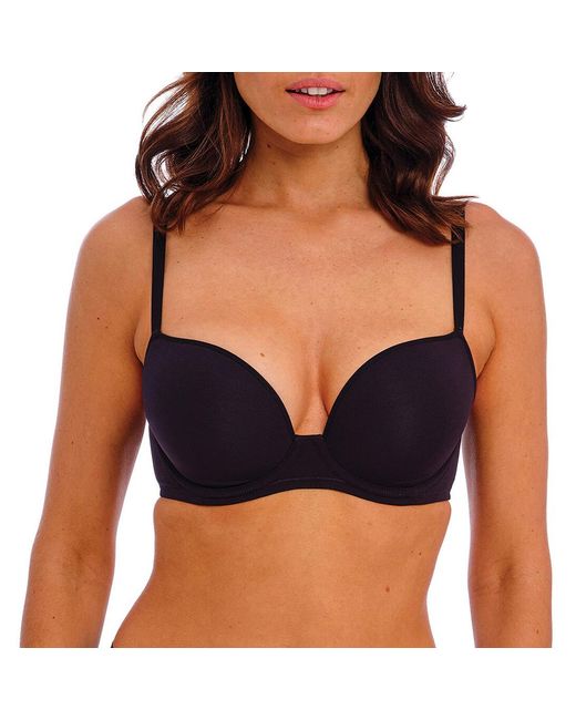 Wacoal Blue Accord Underwire Plunge Bra