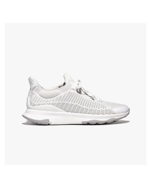 Fitflop White Ffx Knit Trainers