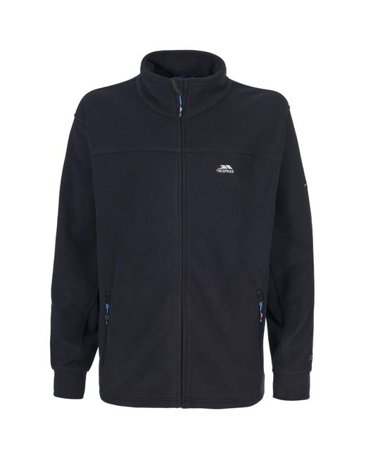 Trespass Blue Fleece Jacket Bernal Polyester