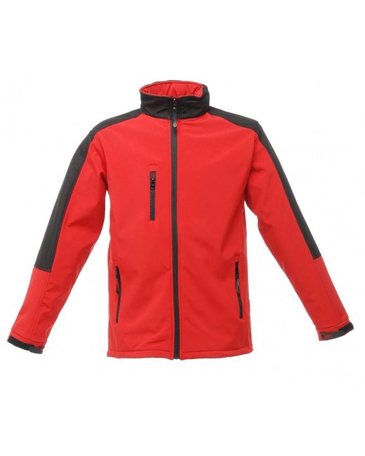 Regatta Red Hydroforce 3-Layer Membrane Waterproof Breathable Softshell Jackets Classic